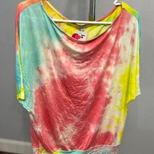 White Birch Tie Dye Top